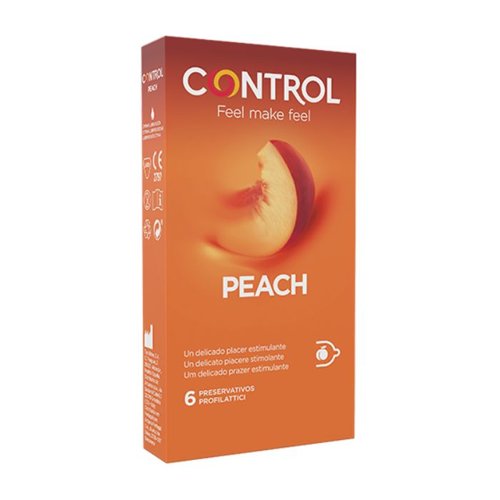 Control Peach Preservativos x 6