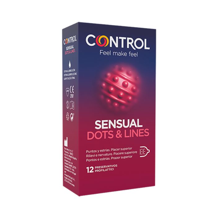 Control Sensual Dots & Lines Preservativos x 12