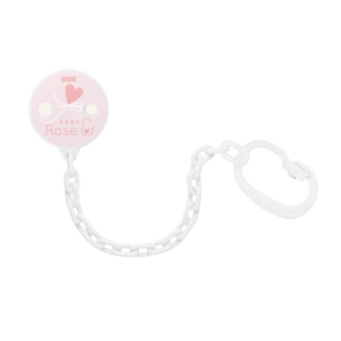 NUK Corrente para Chupeta Baby Rose & Blue Rosa