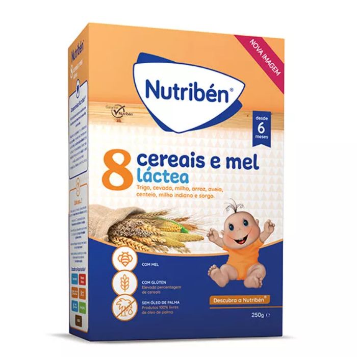 Nutribén Farinha 8 Cereais e Mel LA 250g