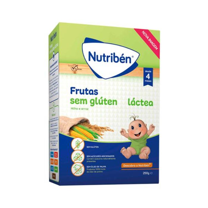 Nutribén Farinha Frutas LA S/ Glúten 250g