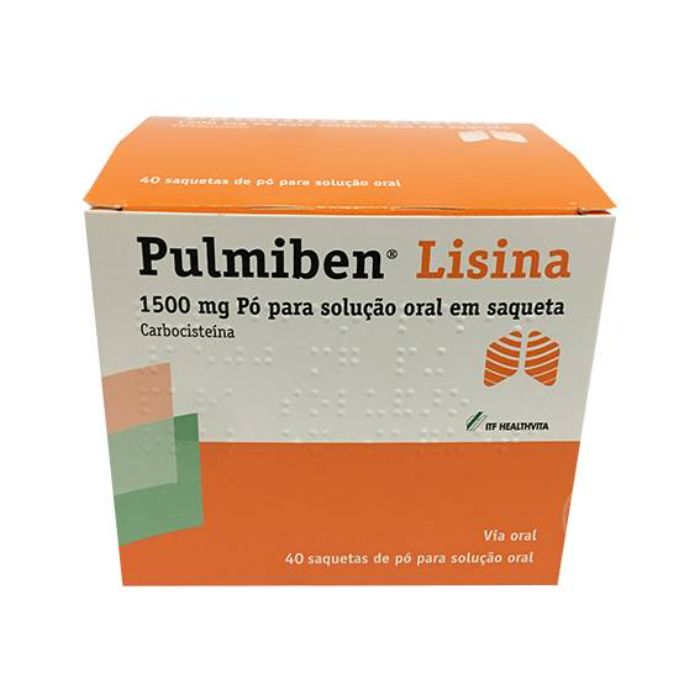 Pulmiben Lisina 1500 mg Pó para Solução Oral em Saquetas