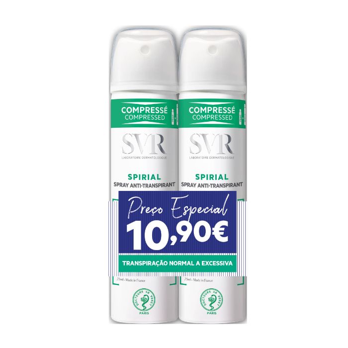 SVR Spirial Deo Spray 75 ml x2 Preço Especial