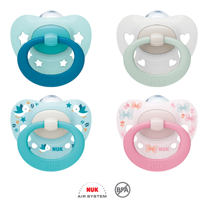 NUK Chupeta Signature Silicone 0-6M x 2