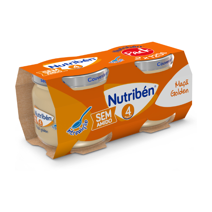 Nutribén Maçã Golden 2 x 120g