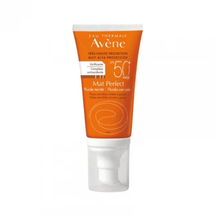 Avène Solar Mat Perfect Fluído com Cor SPF50+