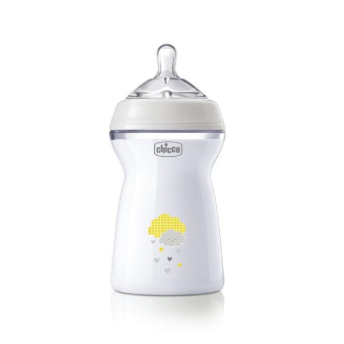 Chicco Biberão Plástico NaturalFeeling Neutro 6⁺ Fluxo Rápido 330 ml