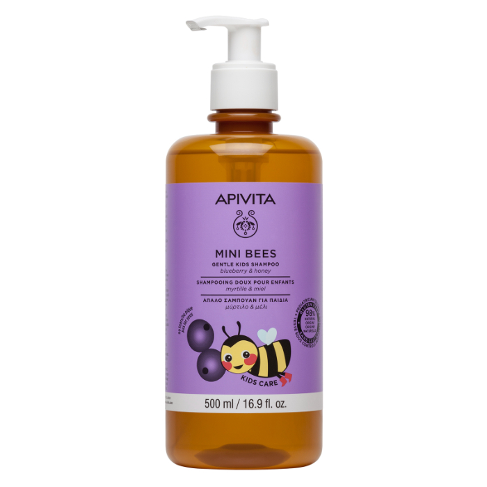 Apivita Mini Bees Champô Suave Criança 500 mL