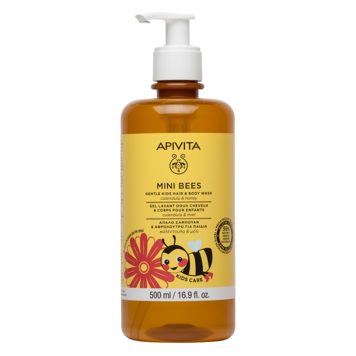 Apivita Mini Bees Gel Cabelo/Corpo Criança 500 mL