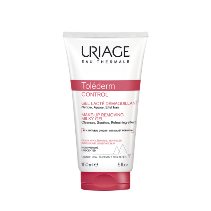 Uriage Toléderm Control Gel Leite Desmaquilhante 150ml