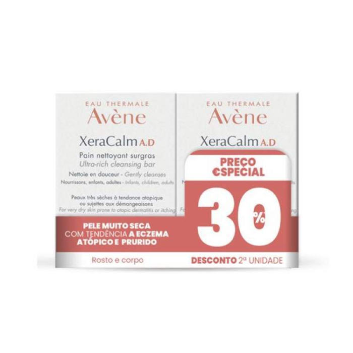 Avène XeraCalm A.D Pain de Limpeza Nutritivo x2