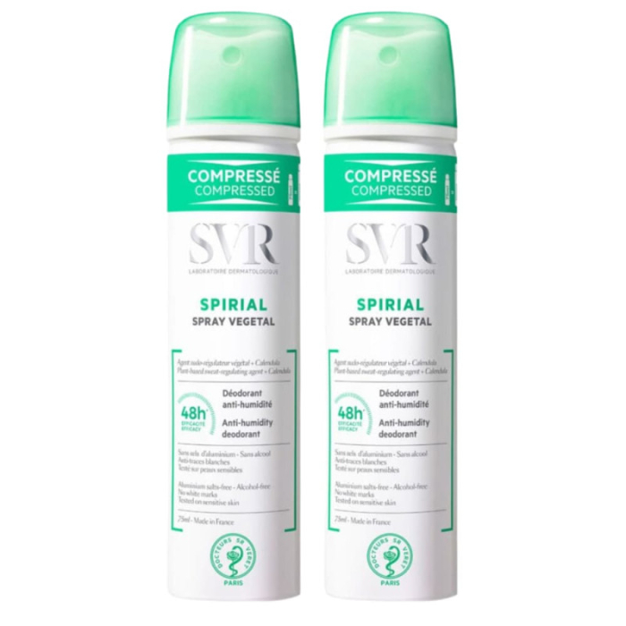 SVR Spirial Deo Spray Vegetal 75ml x 2