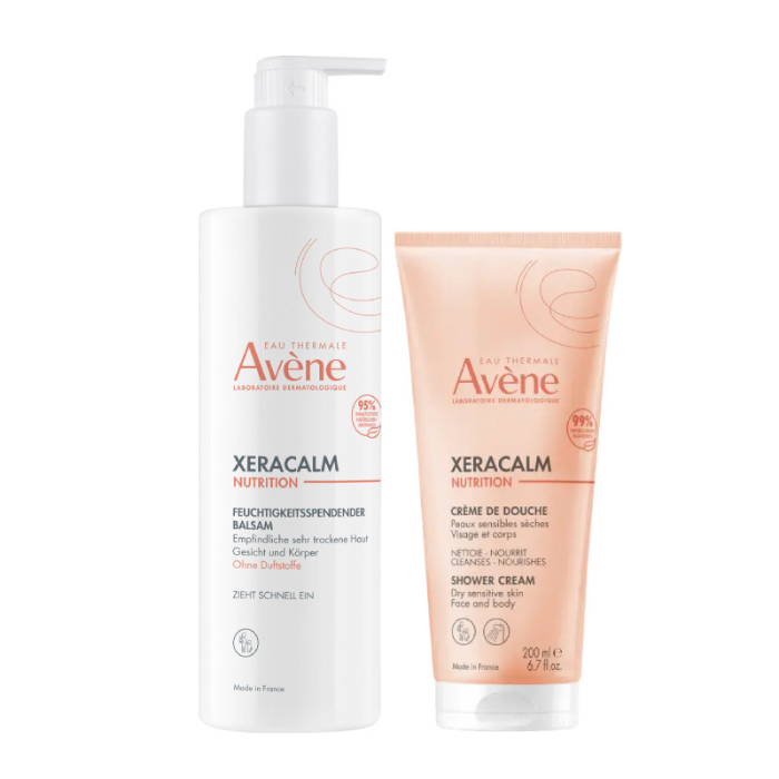 Avène XeraCalm Bálsamo Nutritivo 400 mL + Creme de Duche 200 mL