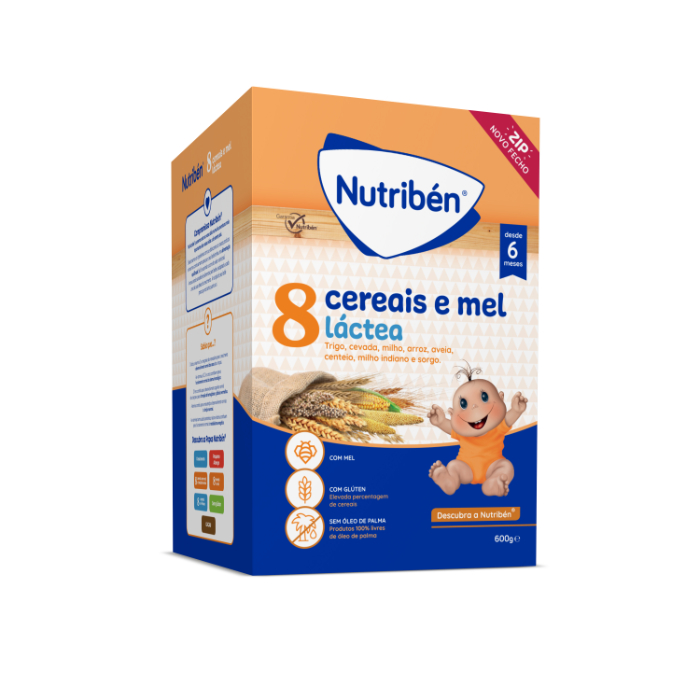 Nutribén Farinha 8 Cereais e Mel LA 600g