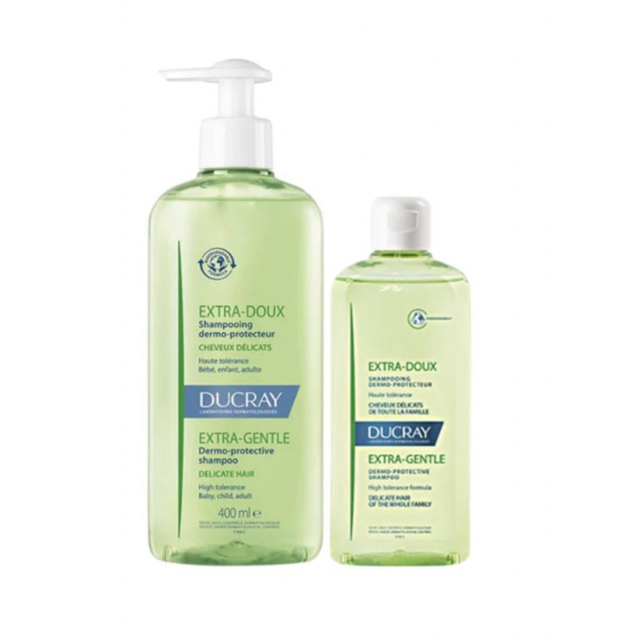 Ducray Extra Doux Champô Uso Freq 400ml + Oferta de Extra Doux Champô Uso Freq 200ml