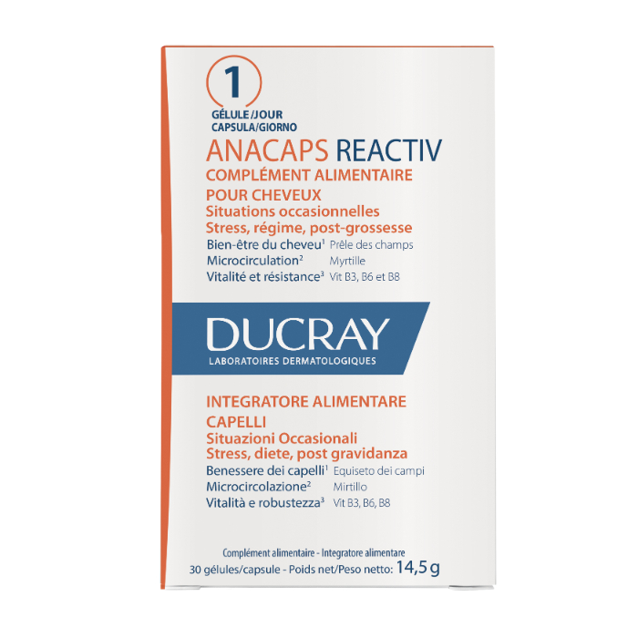 Ducray Anacaps Reactiv x30 cápsulas