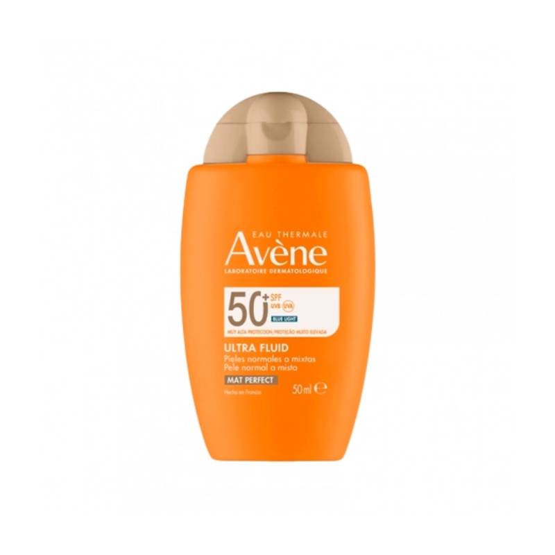 Avène Solar Mat Perfect Fluído com Cor SPF50+