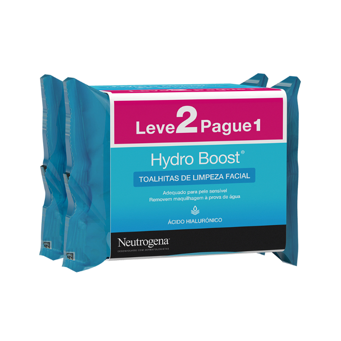 NEUTROGENA Hydro Boost Toalhitas de Limpeza Facial