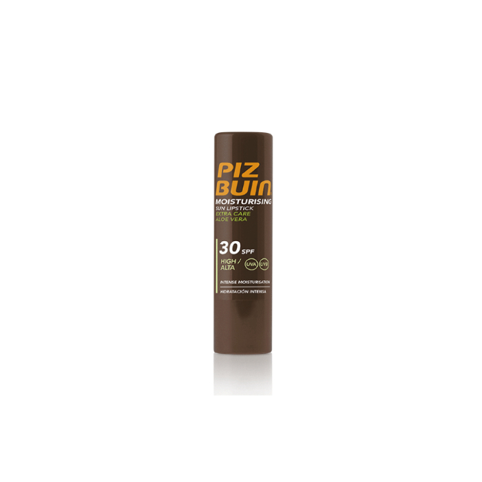 PIZ BUIN Moisturising Stick Labial Solar Hidratante Aloe Vera FPS 30 Proteção Elevada