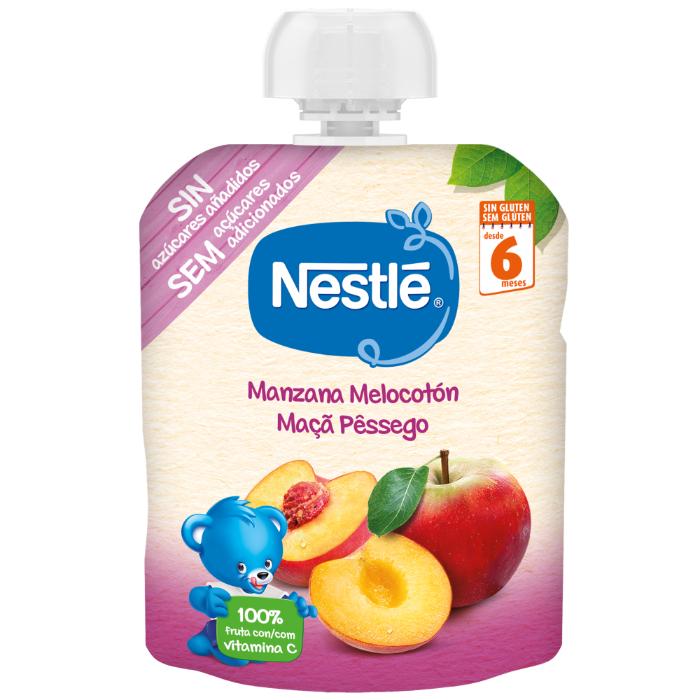 NESTLÉ Pacotinho Maçã Pêssego 6M+ 90g