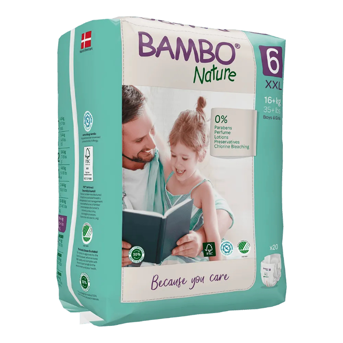 Bambo Nature Fraldas Tam. 6 XXL16+kg x 20