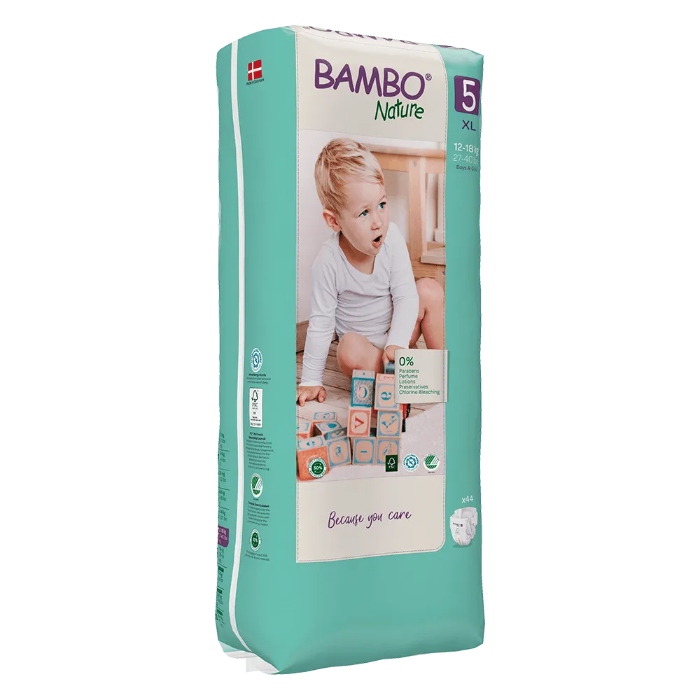 Bambo Nature Fraldas Tam. 5 XL 12-18kg x 48