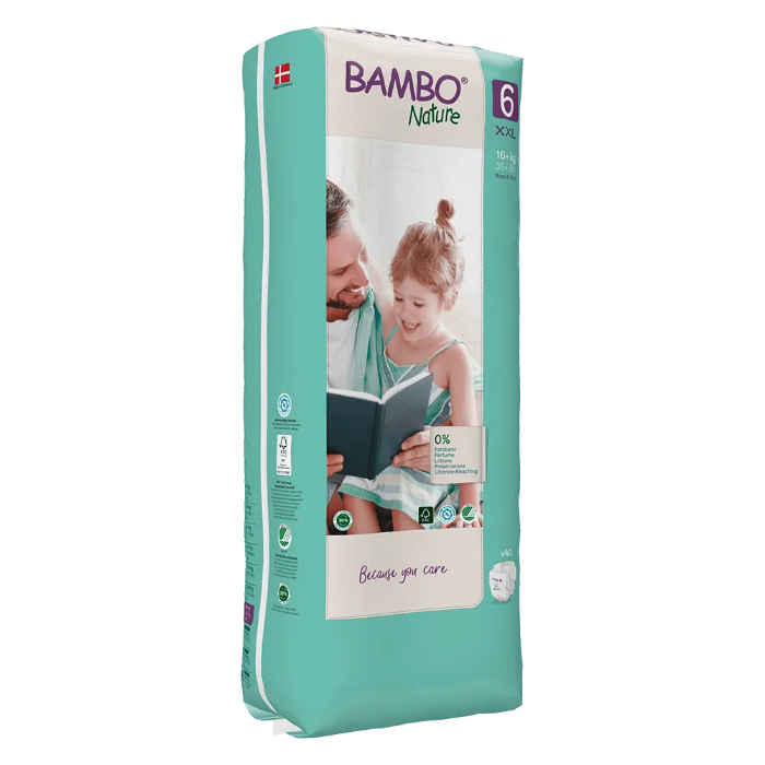 Bambo Nature Fraldas Tam. 6 XXL16+ kg x 40