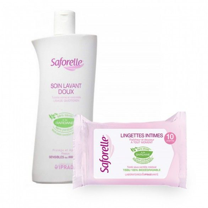 Saforelle Solução de Lavagem 250ml + Oferta 10 Toalhitas