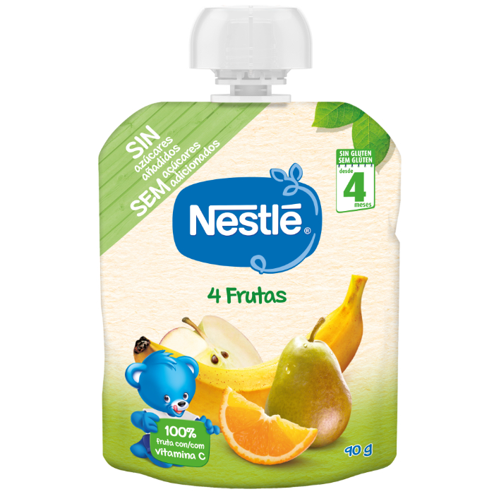 NESTLÉ 4 Frutas 4M+ 90g