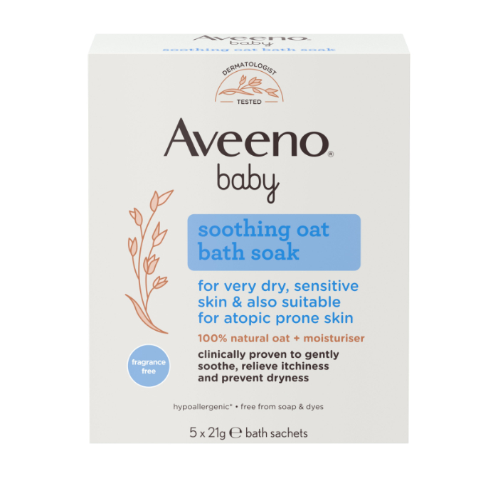 AVEENO baby Pó de Banho de Aveia Suavizante