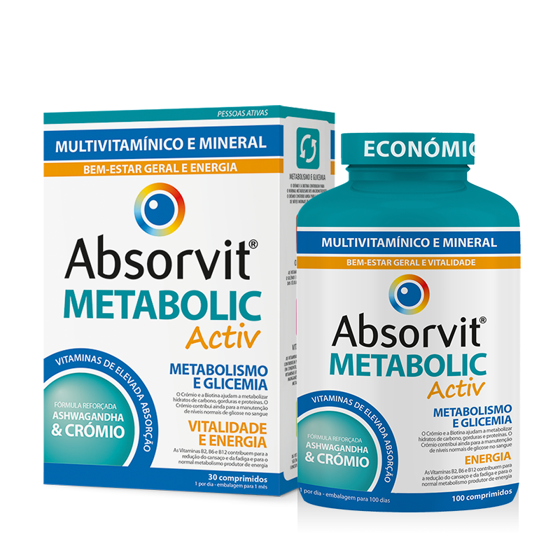 Absorvit Metabolic Activ x 30 Comprimidos