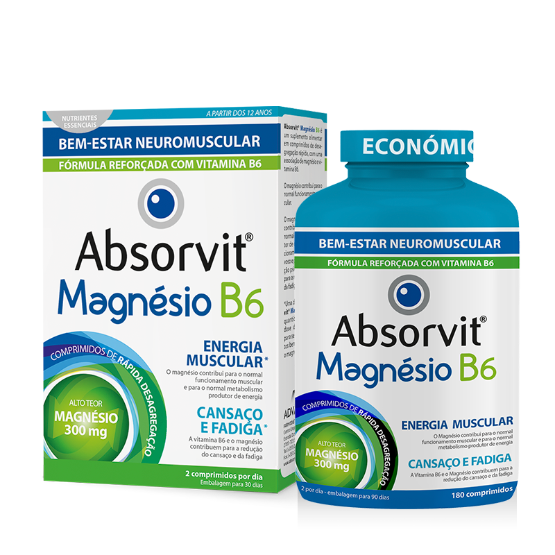 Absorvit Magnésio B6 x 180 Comprimidos