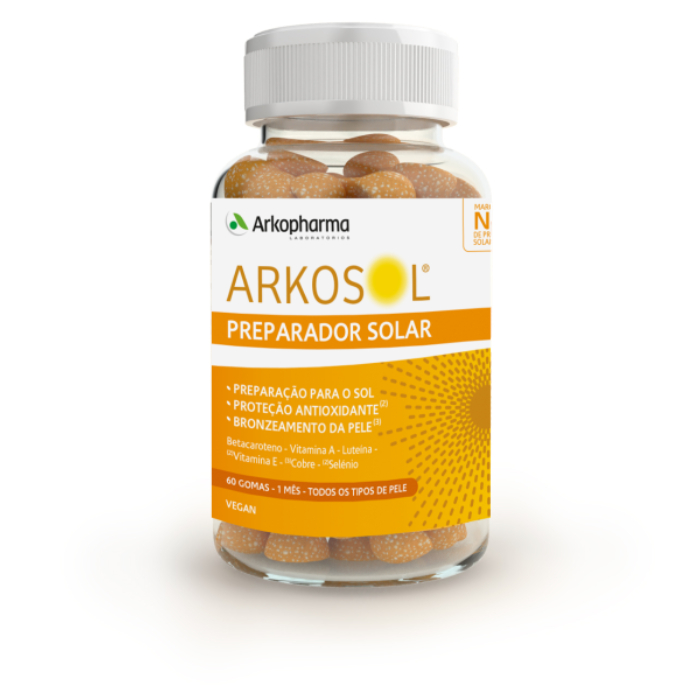 Arkosol Preparador Solar 60 gomas