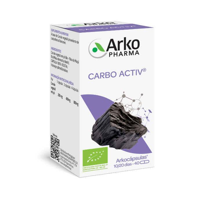 Arkocápsulas Carbo Activ BIO 40 Caps