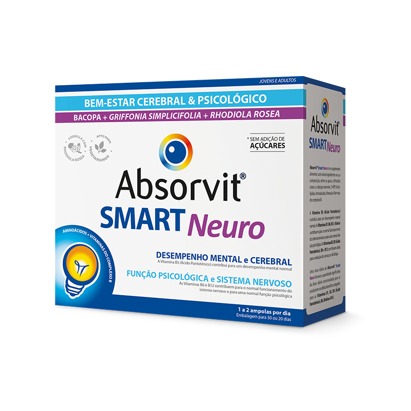 Absorvit Smart Neuro x 20 Ampolas