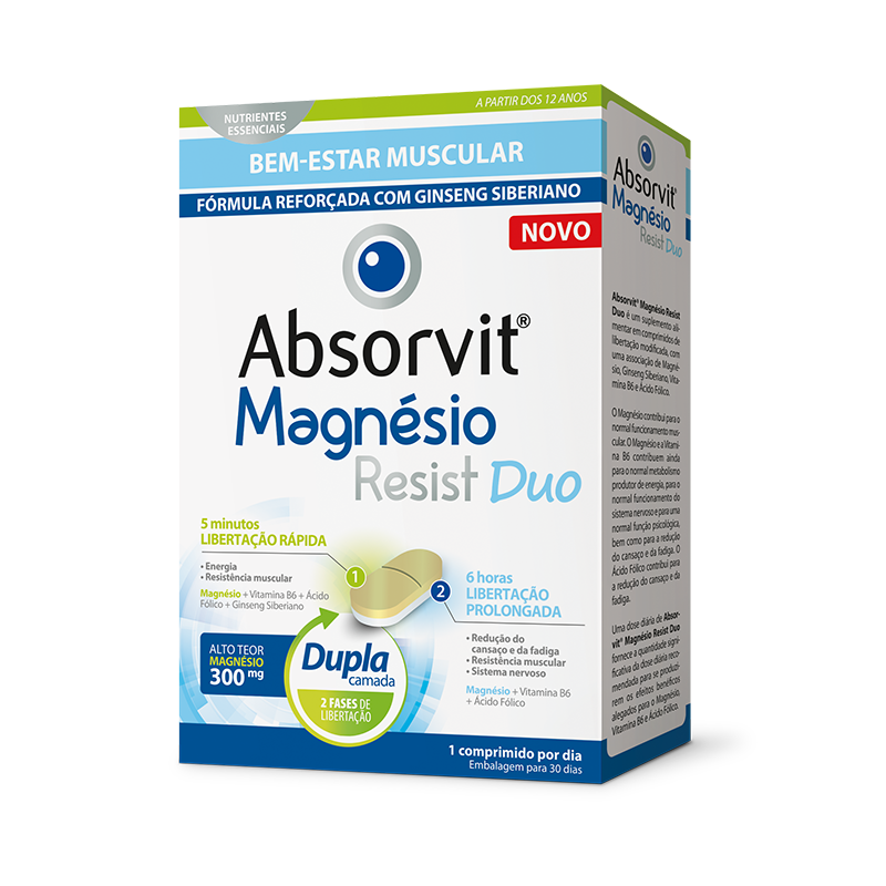 Absorvit Magnésio Duo x 30 Comprimidos