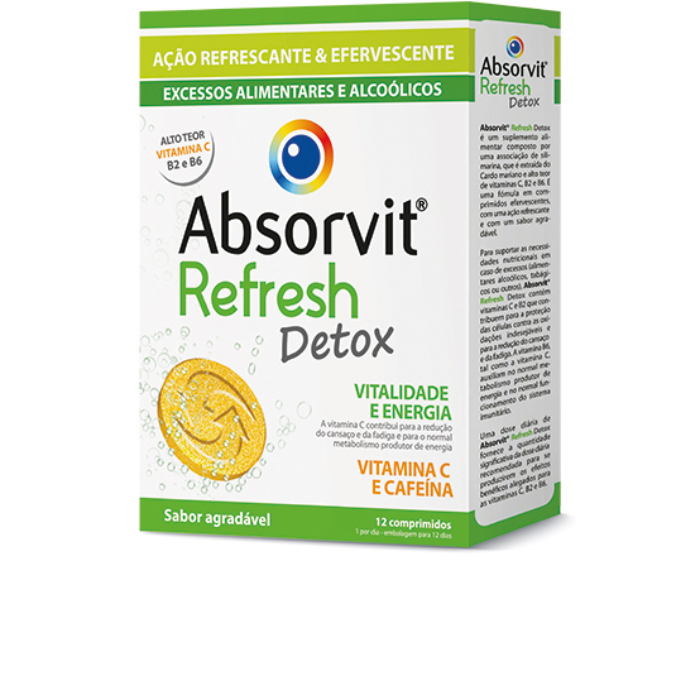 Absorvit Refresh Detox x 12 Comprimidos