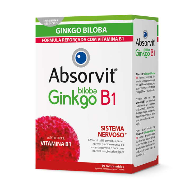 Absorvit Ginkgo B1 x 60 Comprimidos