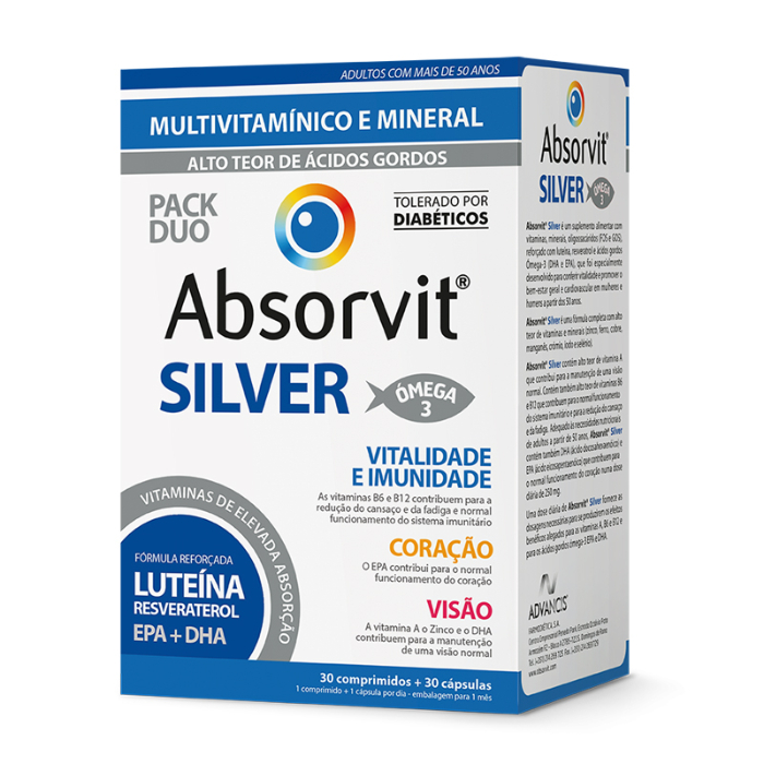 Absorvit Silver x 30 Comprimidos