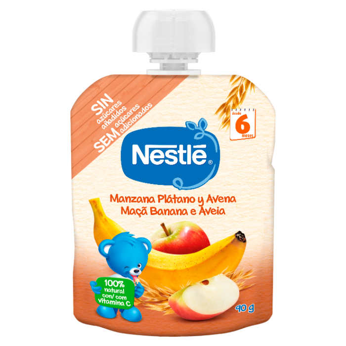 Nestlé Maçã Banana Aveia 6M+ 90g