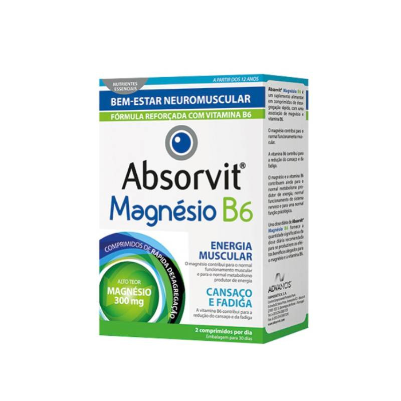 Absorvit Magnésio B6 x 60 Comprimidos