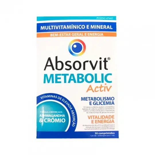 Absorvit Metabolic Activ x 30 Comprimidos