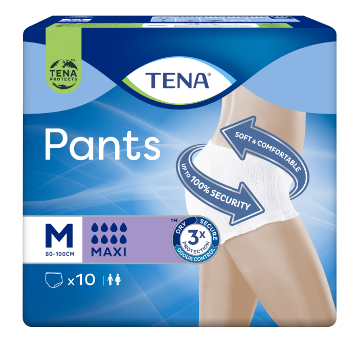 TENA Pants Cueca Maxi M x10