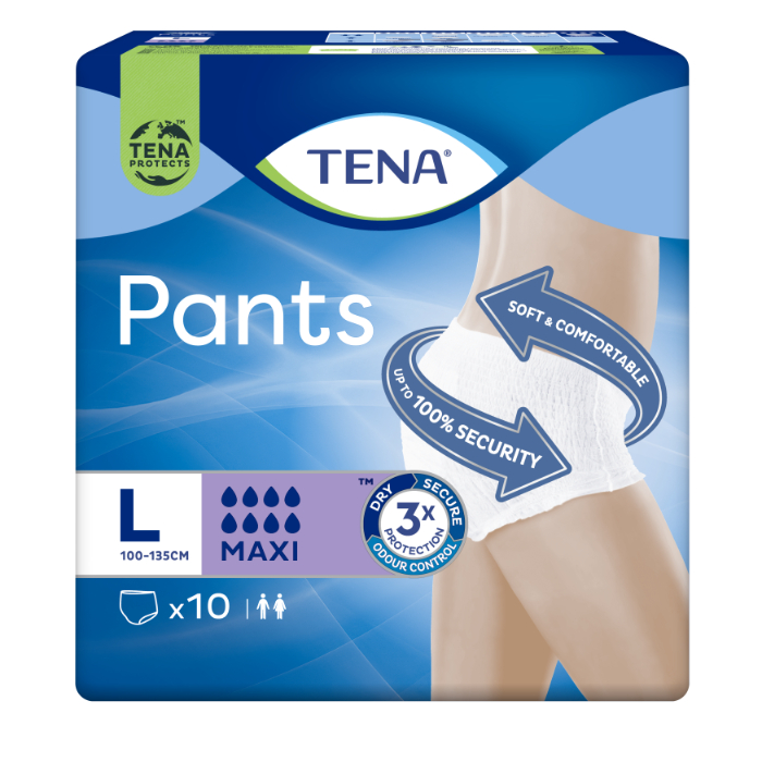 TENA Pants Cueca Maxi L x10