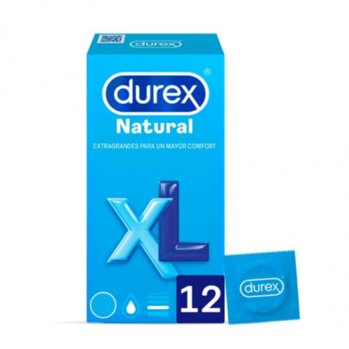 Durex Naturals XL Preservativos X12