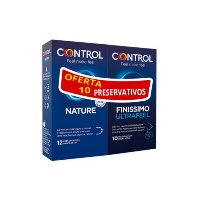 Control Nature Preservativo 12 Unidades + Oferta de Finíssimo Easy Way 10 Unidades