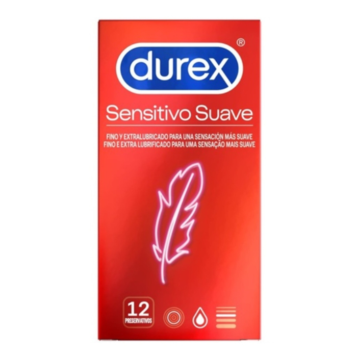 Durex Sensitivo Suave Preservativos x12