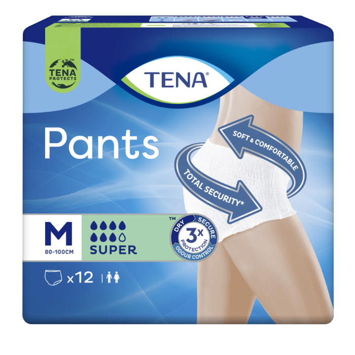 TENA Pants Cueca Super M 80/110cm x12