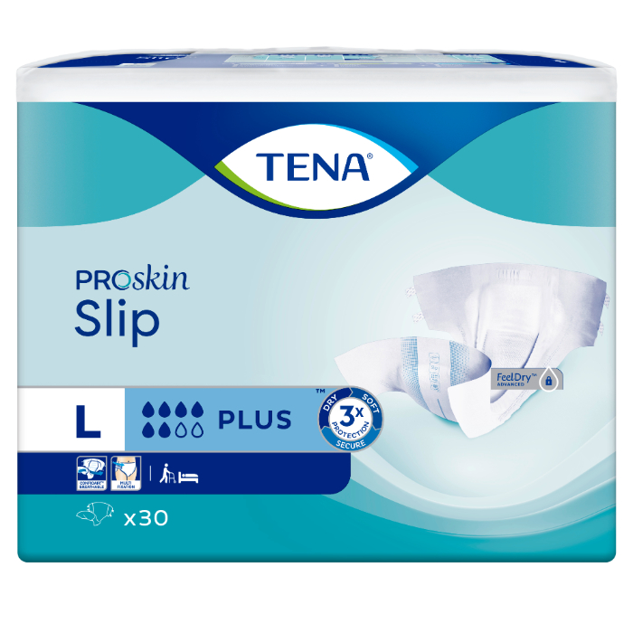 TENA Slip Plus Fralda L Incontinência x30