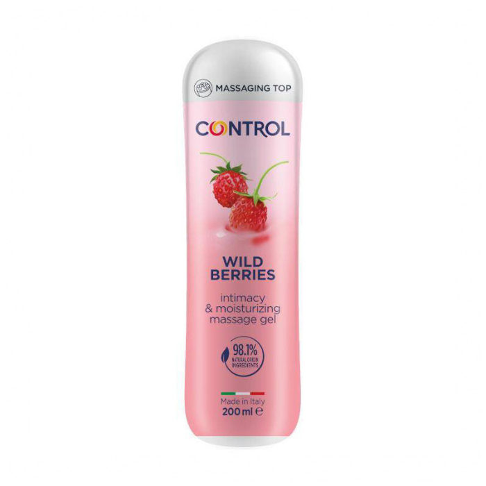 CONTROL GEL MASSAGEM WILD BERRIES 3 EM 1